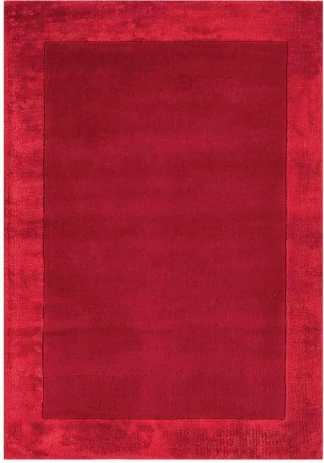 Eazy Living Easy Living - Ascot-Rug-Red Vloerkleed - Rechthoek - Laagpolig Tapijt - Klassiek - Rood