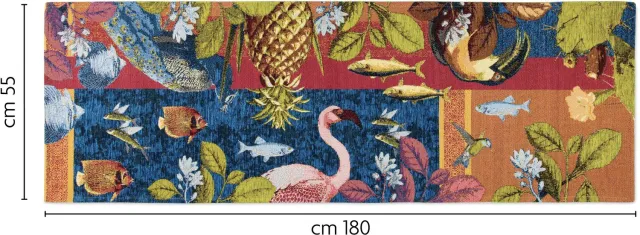 Excelsa Antislip Loper Excelsa Rhapsody Jacquard Veelkleurig 55x180 cm