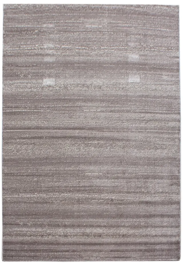 Tapijtenmagazijn Laagpolig vloerkleed, effen kleur - beige, woonkamerkleed, jute achterkant, afmeting: 280 x 370 cm