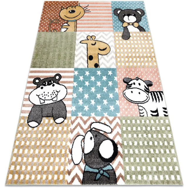 RUGSX Kleden Rugsx Tapijt FUN Pets voor kinderen, dieren multi 240x330 cm Multicolour