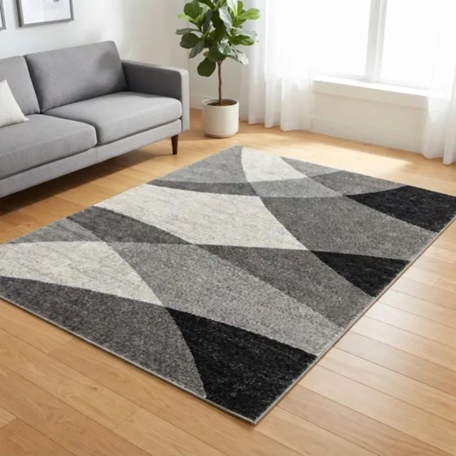 TapisTrend Designer tapijt Beige 240x330 cm Modern vloerkleed met kruisende lijnen en abstracte geometrische blokken voor de woonkamer, slaapkamer en eetkamer