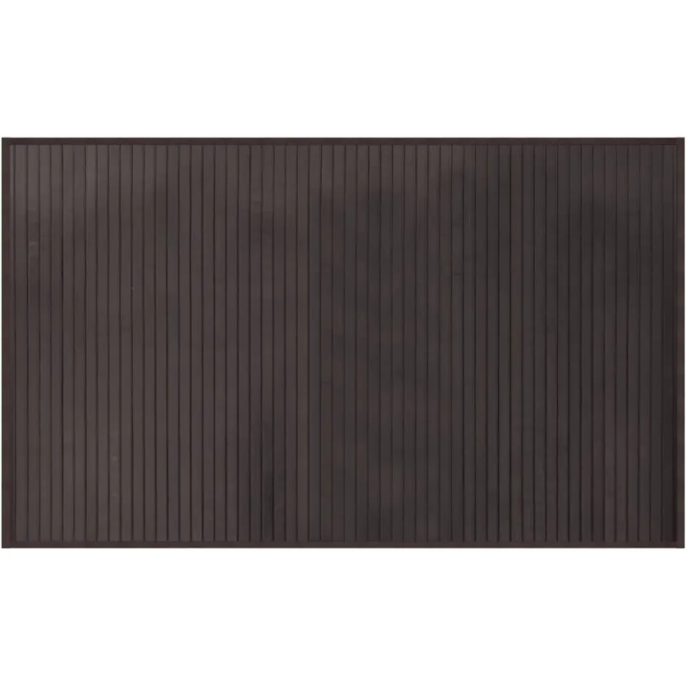 vidaXL Vloerkleed rechthoekig 60x100 cm bamboe donkerbruin bruin