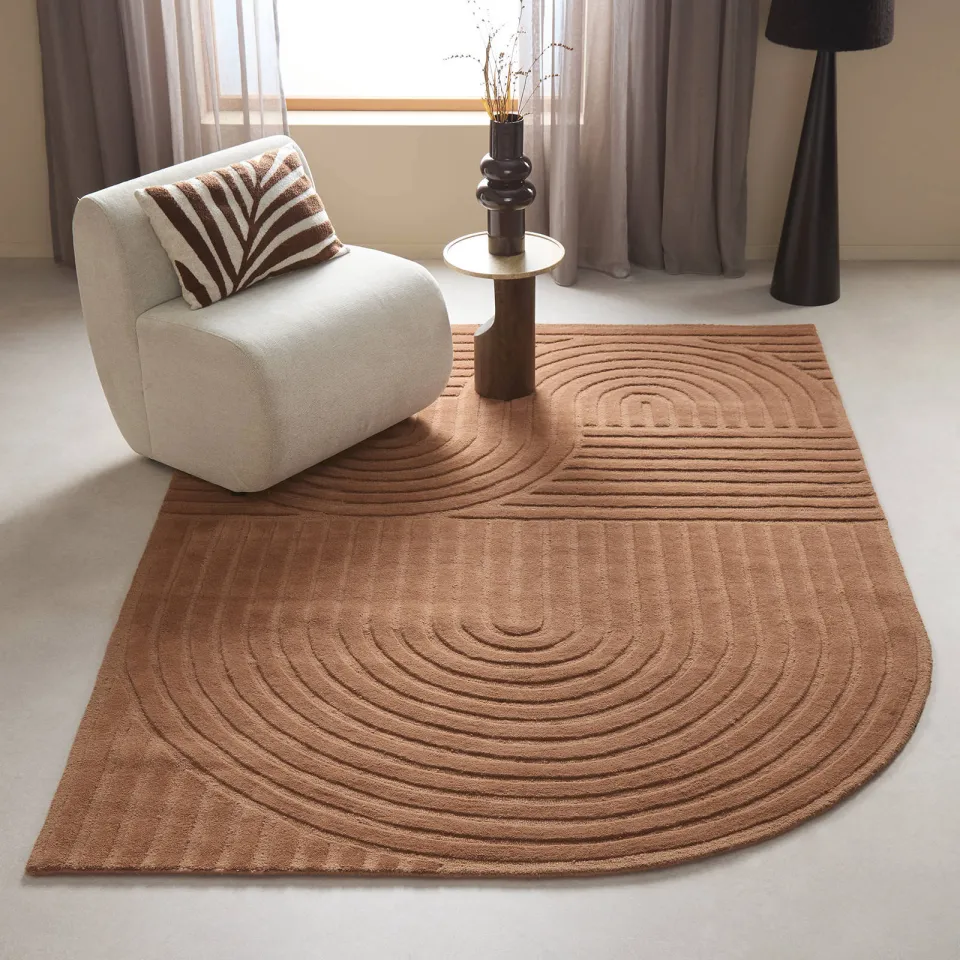 Studio LIVIT Rodez wollen vloerkleed terra, foto 3