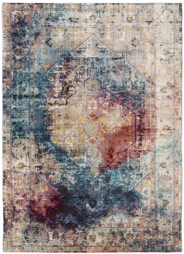 Dutch XXL Vintage Vloerkleed | Tapijt | Picasso | Ornamenteel | Multikleur | 133x190 cm