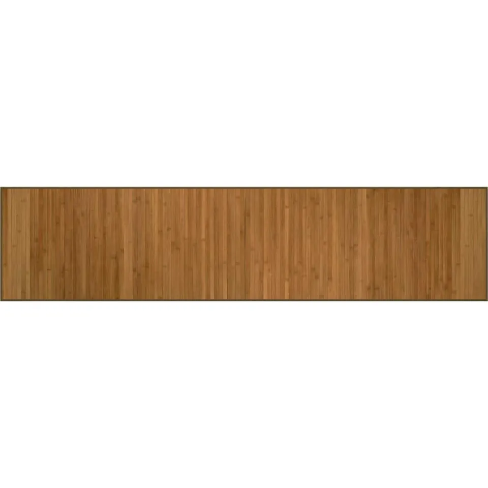 vidaXL Vloerkleed rechthoekig 70x300 cm bamboe bruin