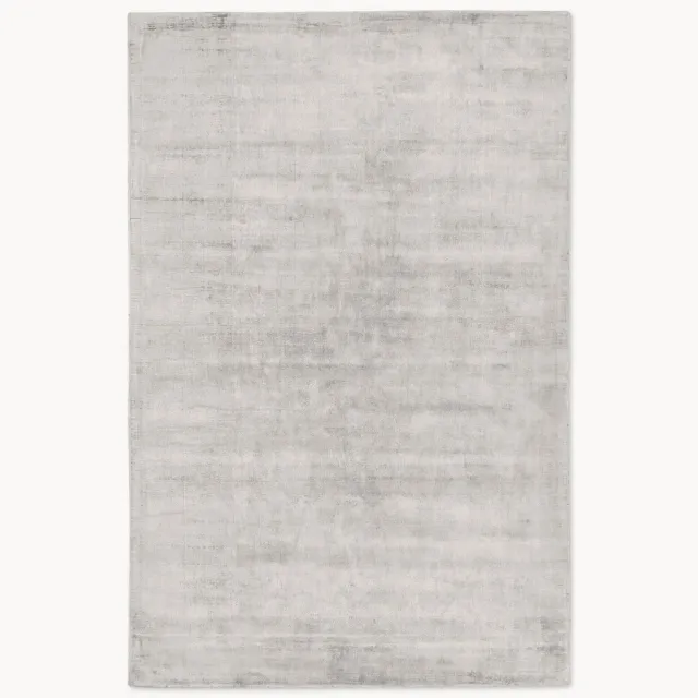 Westwing Collection Handgeweven viscose vloerkleed Jane Taupe