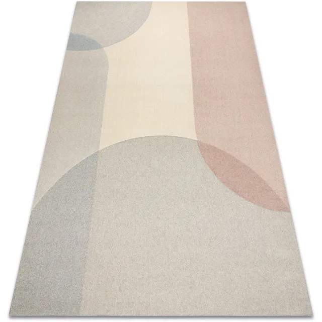 RUGSX Kleden Rugsx FLUX 461.7.AE990 wollen tapijt OSTA - Geometrisch, 240x340 cm Beige