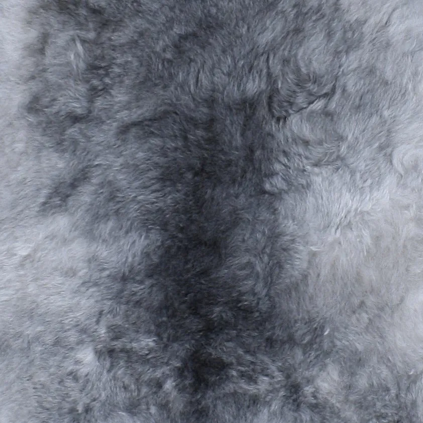 Dyreskinn IJslandse schapenvacht Naturel grijs kort - 100 x 65 cm, foto 2