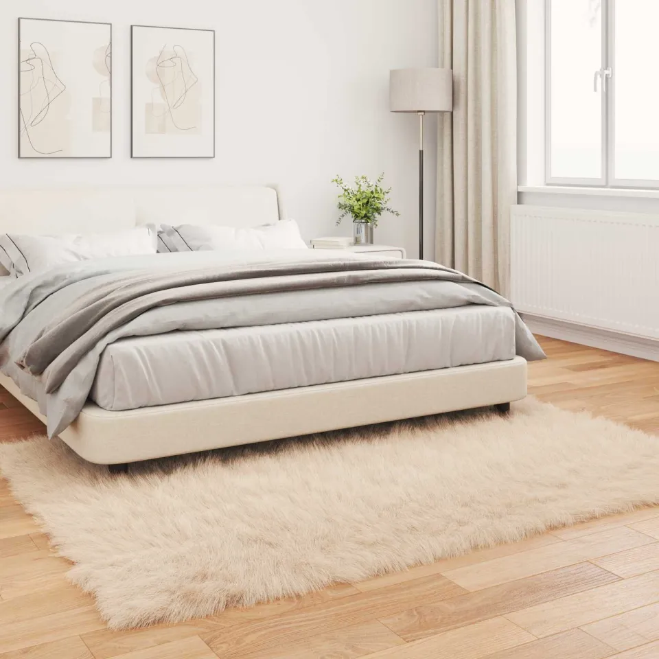 vidaXL Tapijt van imitatie TAFALLA Beige 160 x 230 cm Polyester, foto 3