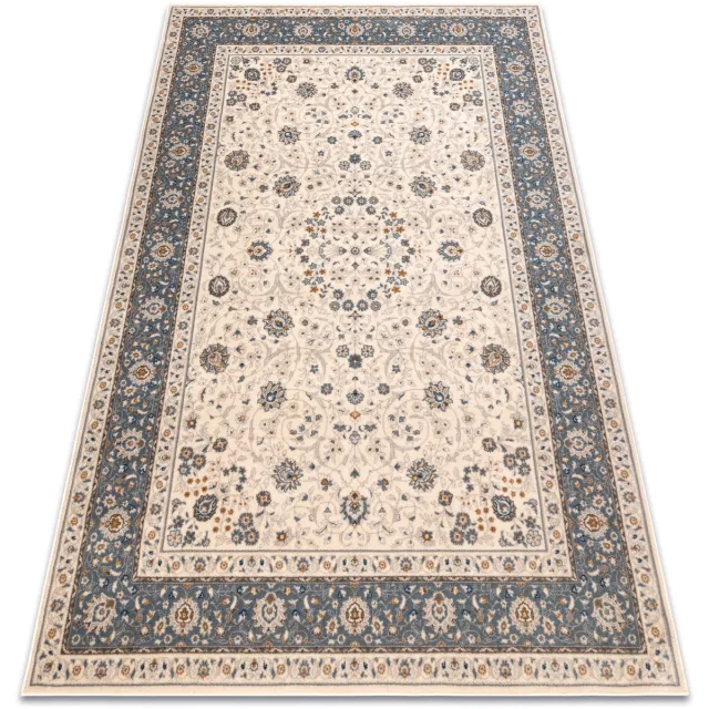 RUGSX Kleden Rugsx Wollen tapijt NAIN Ornament, frame, 7179/51643 bei 80x150 cm Beige