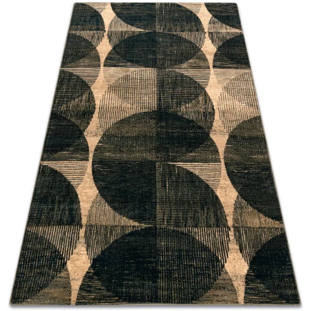 RUGSX Kleden Rugsx Tapijt OMEGA FADO geometrisch jadeit groen