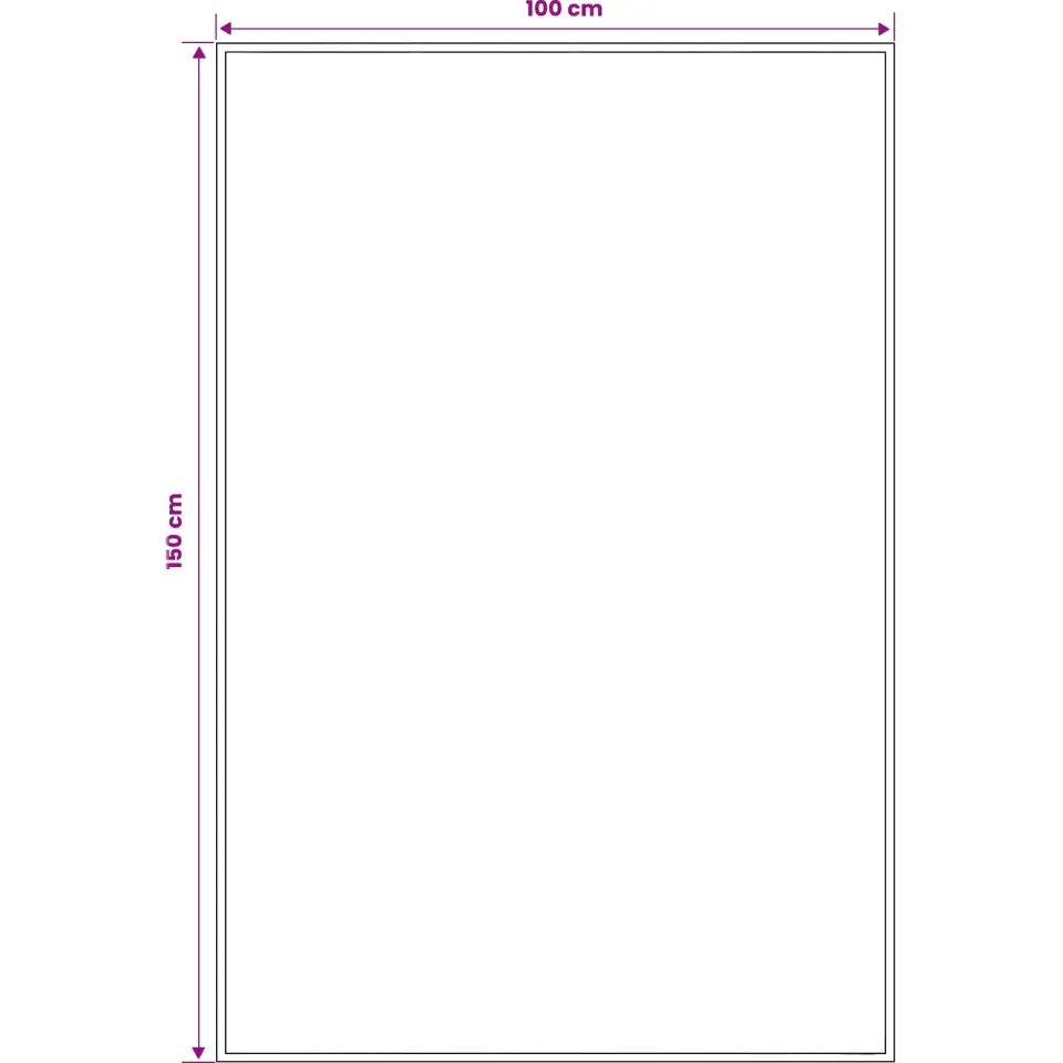 vidaXL Tapijtloper FLORNES Geweven Rood Diamanten 100 x 150 cm PP 7 mm, foto 4