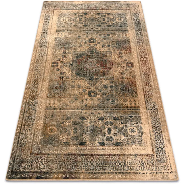 RUGSX Kleden Rugsx Tapijt OMEGA MAMLUK Rozet vintage crème 100x150 cm Beige