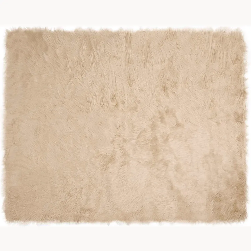 vidaXL Tapijt van imitatie TAFALLA Beige 200 x 280 cm Polyester