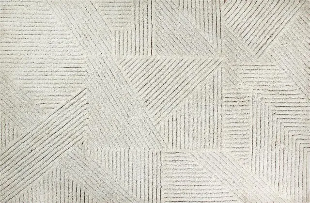 Lorena Canals Wollen vloerkleed - Almond Valley - 170 x 240 cm zand