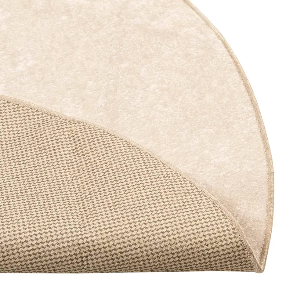 vidaXL Vloerkleedloper MARSA Crèmekleurig 120 x 120 cm, foto 4
