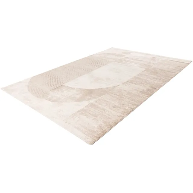 Pierre Cardin Vloerkleed - Design Tapijt - Modern - Beige - Laagpolig en Comfortabel - Hoogwaardige Kwaliteit