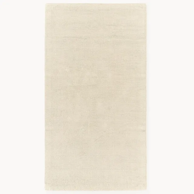 Westwing Collection Handgeweven katoenen vloerkleed Lora Beige