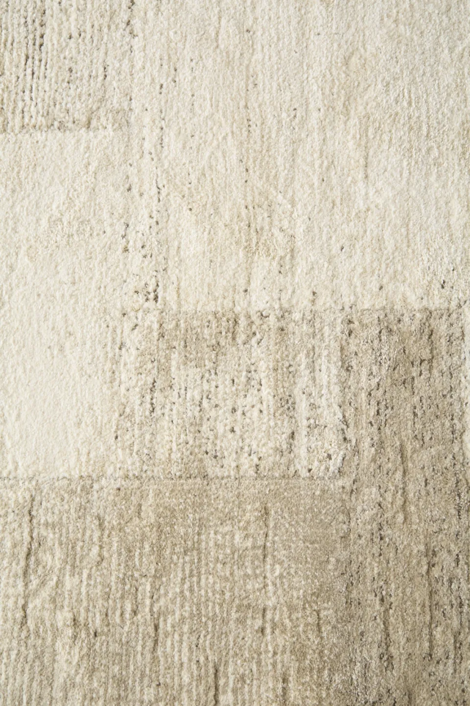 NOUS Living hoogpolig vloerkleed crème beige, foto 3