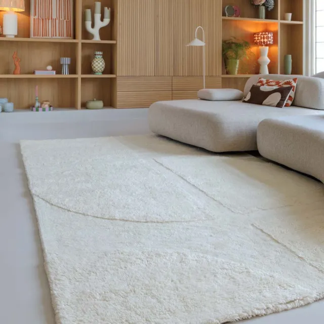Nordic Weavers Design vloerkleed - Tjørne Elv ivoor