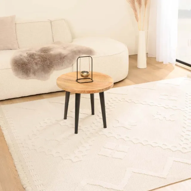 Nordic Weavers Japandi vloerkleed - Knit Fusion Wit 120x170