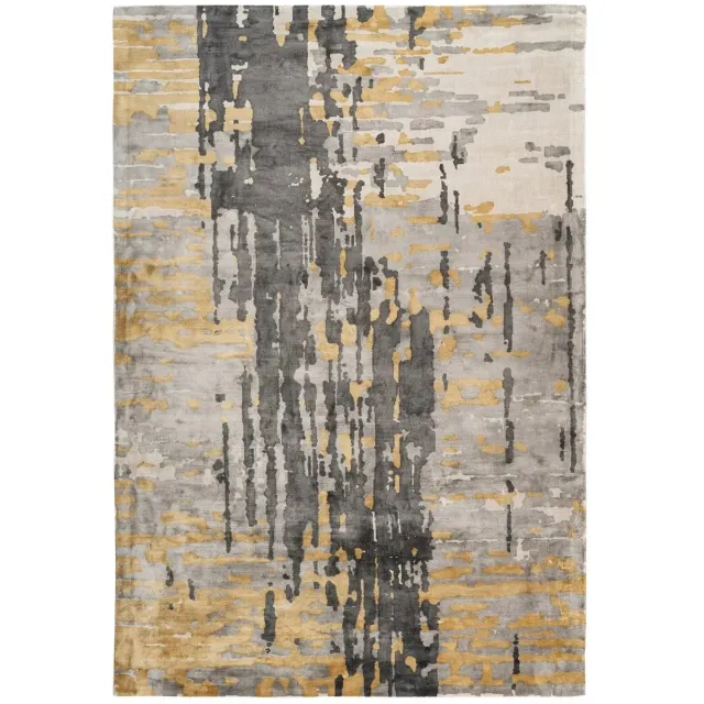 Dutch XXL Laagpolig Vloerkleed | Tapijt | Sinai | Abstract | Grijs/Blauw Grijs / Blauw