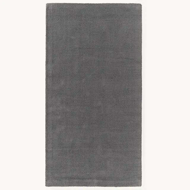 Westwing Collection Handgeweven katoenen vloerkleed Lora Grijs