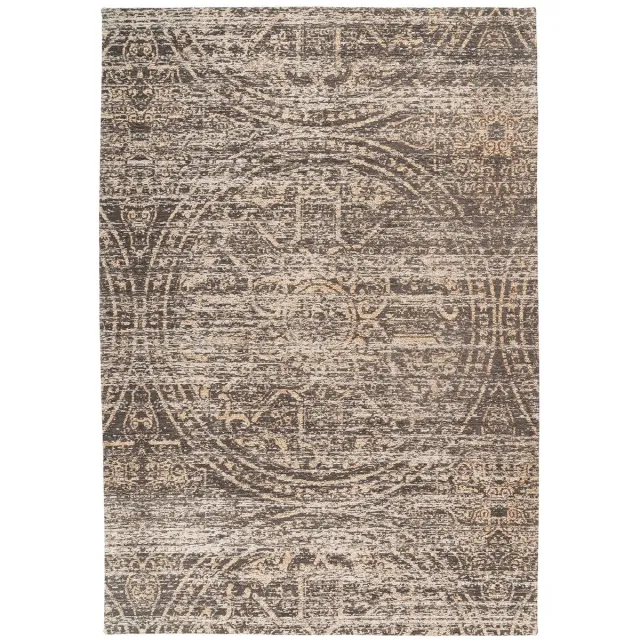 Dutch XXL Vintage Vloerkleed | Tapijt | Davis | Cirkel | Beige | 80x150 cm