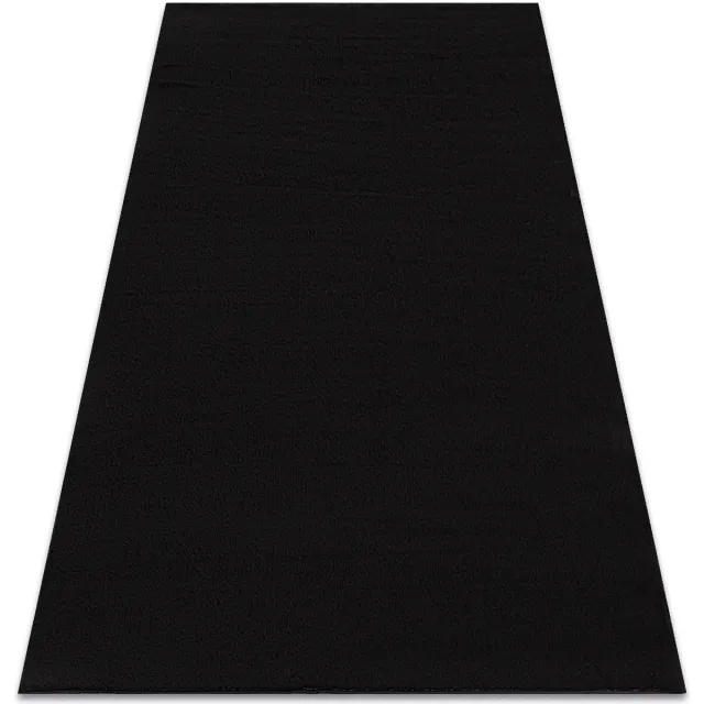 RUGSX Kleden Rugsx Modern was tapijt LINDO zwart, antislip, shaggy 120x170 cm