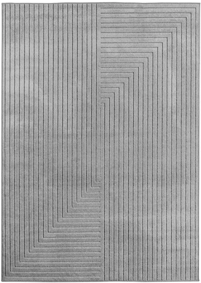 TrueWeave Buitenkleed scandinavisch - Naara Lini grijs 140x200