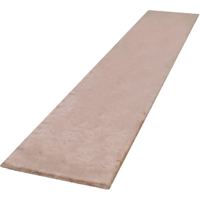 TT Home Hoogpolig tapijt slaapkamer imitatiebont pluizig konijnenbont imitatie Rechthoek Rechthoek beige