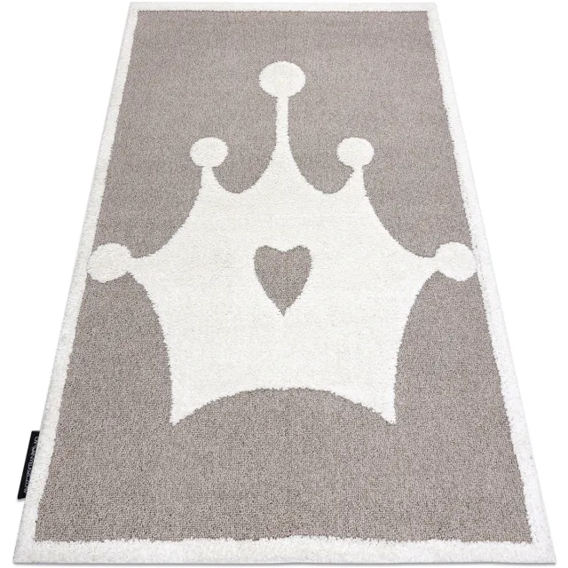 RUGSX Kleden Rugsx Kindertapijt JOY Crown kroon, voor kinderen Beige