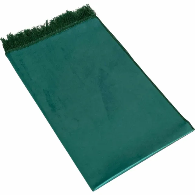mirac Gebedskleed Fluweel Dun Groen