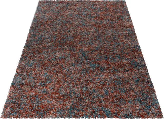Muratap Rainbow Soft Shaggy Hoogpolig Vloerkleed Terra Oranje