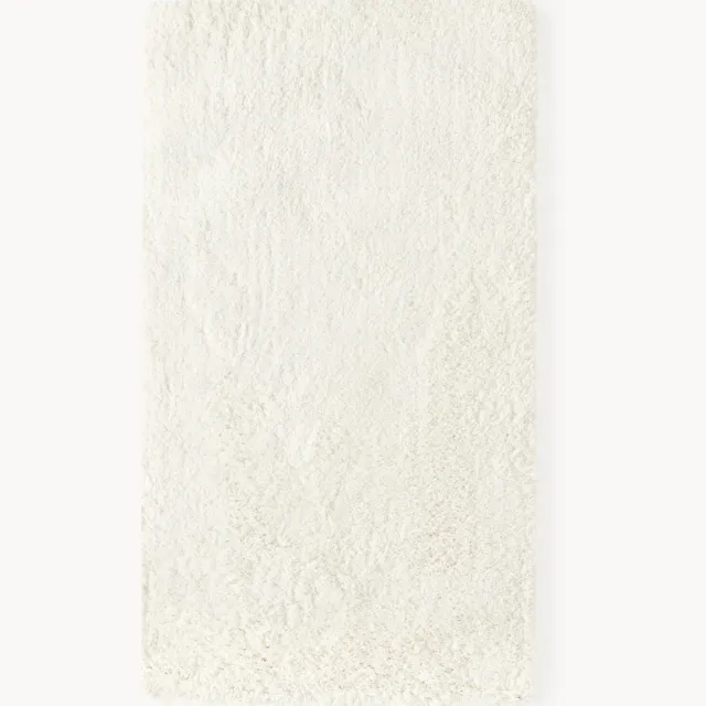 Westwing Collection Hoogpolig extra zacht vloerkleed Leighton Wit