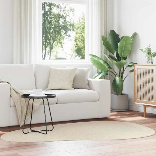 vidaXL Tapijt HUARTE Beige 140 x 200 cm Polyester, foto 2