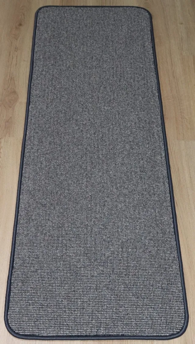 Prima Wollen - Loper - Vloerkleed - Diva - antraciet bruin - 50x150cm