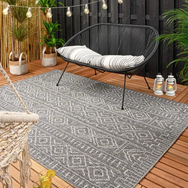 Boho&me Buitenkleed Aztec Dreams - grijs