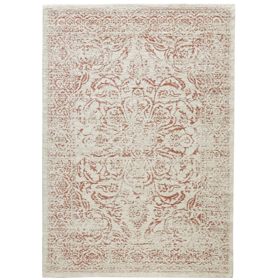 NOUS Living vloerkleed Taylor crème bordeaux crème - bordeaux
