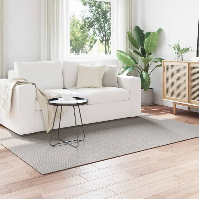 vidaXL Binnen kleed LUGO Crème en Grijs 160 x 230 cm Polyester, foto 2