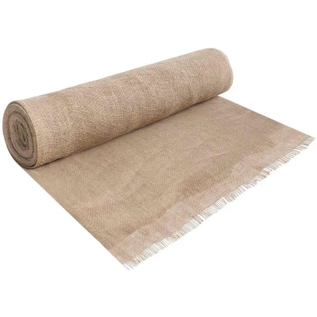vidaXL Tuin - Jute - Net - 160 - cm - x - 10 - m - 180 - gsm - 100% - Tossa - Jute - Naturel