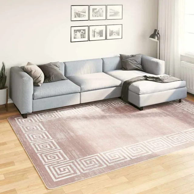 vidaXL Vloerkleed wasbaar 190x300 cm beige, foto 2