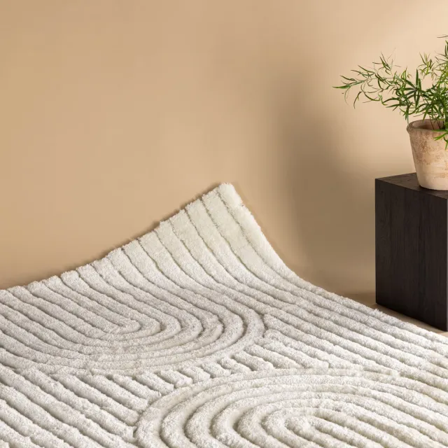 Nohr Larie vloerkleed off white, foto 2