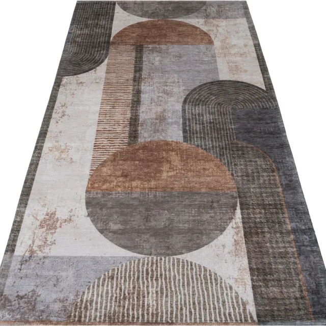 Veer Carpets Vloerkleed Ova - Vloerkleed met Grafisch Patroon bruin, foto 2