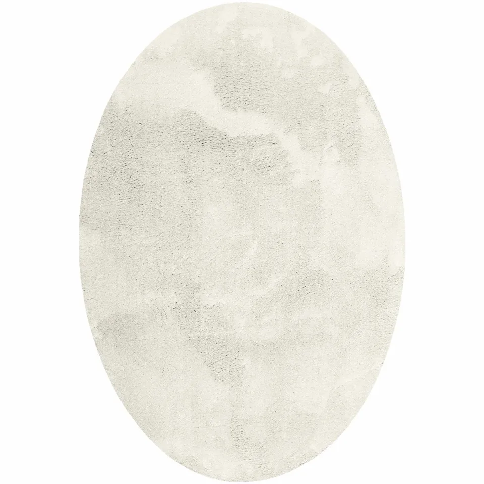 vidaXL Tapijt HUARTE Crèmekleurig 140 x 200 cm 100% Polyester