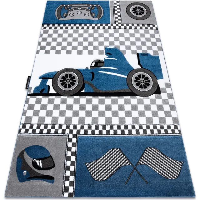 RUGSX Kleden Rugsx Tapijt PETIT RACE auto FORMULE 1 AUTO Blauw