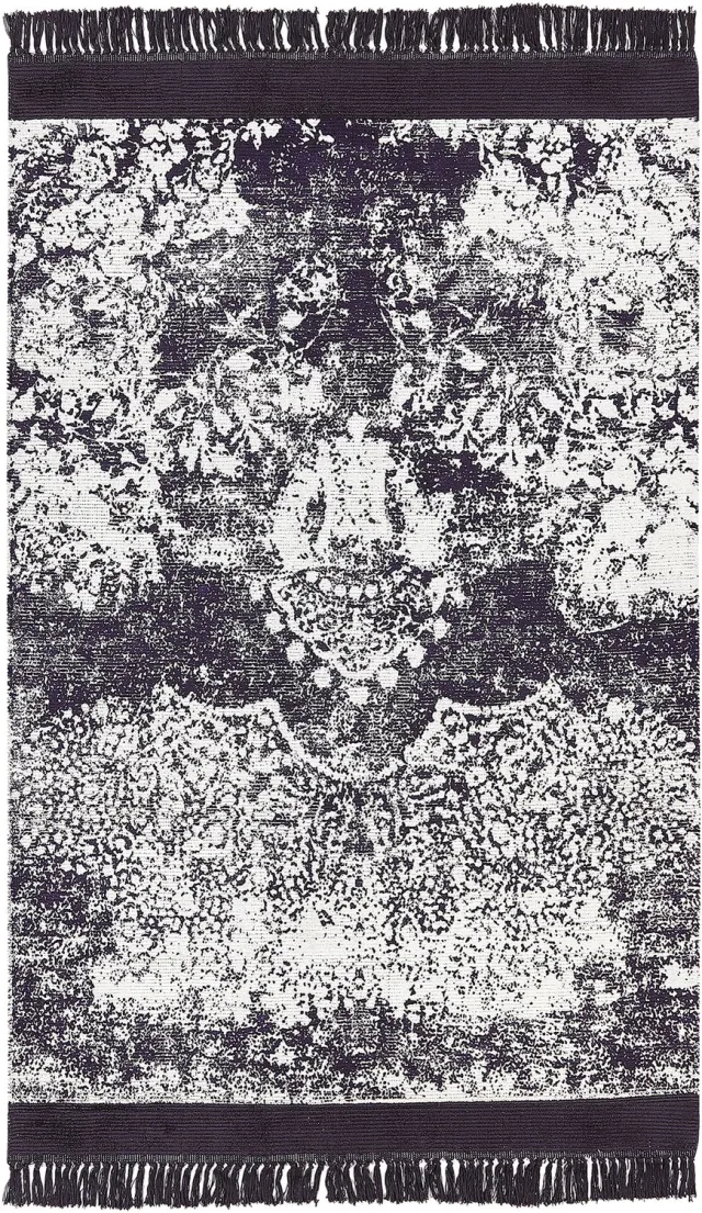 Beliani AKARSU - Vloerkleed - Wit - Viscose, foto 2