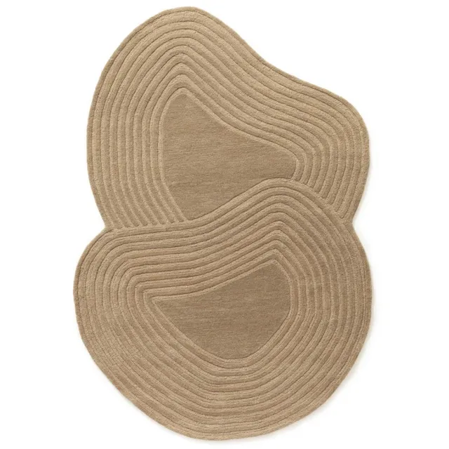 Nordic Weavers Organisch design vloerkleed - Balans Flow beige 150x220