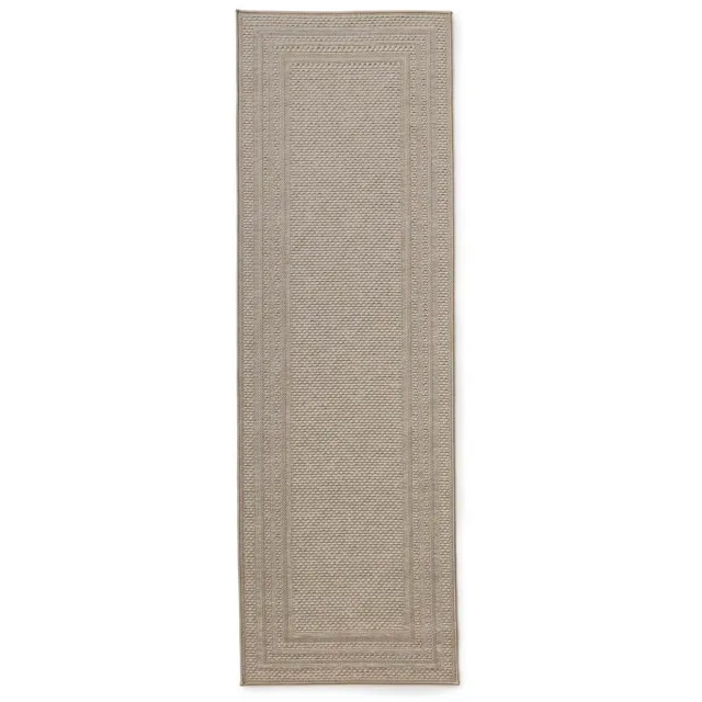 TrueWeave Balkonkleed - Mira Frame beige 80x250