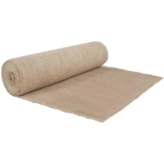vidaXL Tuin - Jute - Net - 50 - cm - x - 25 - m - 280 - gsm - 100% - Tossa - Jute - Naturel